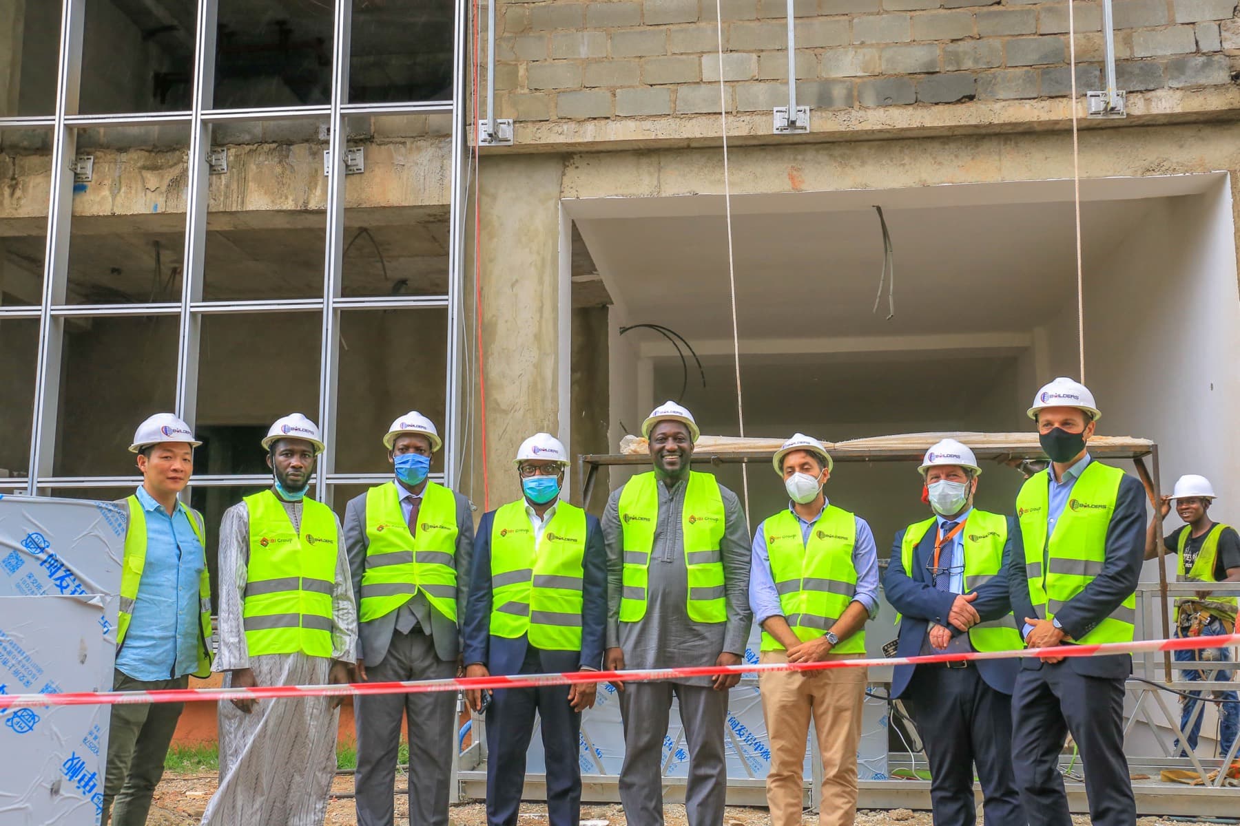 Visite officielle sur le chantier du siège d'IBI Group