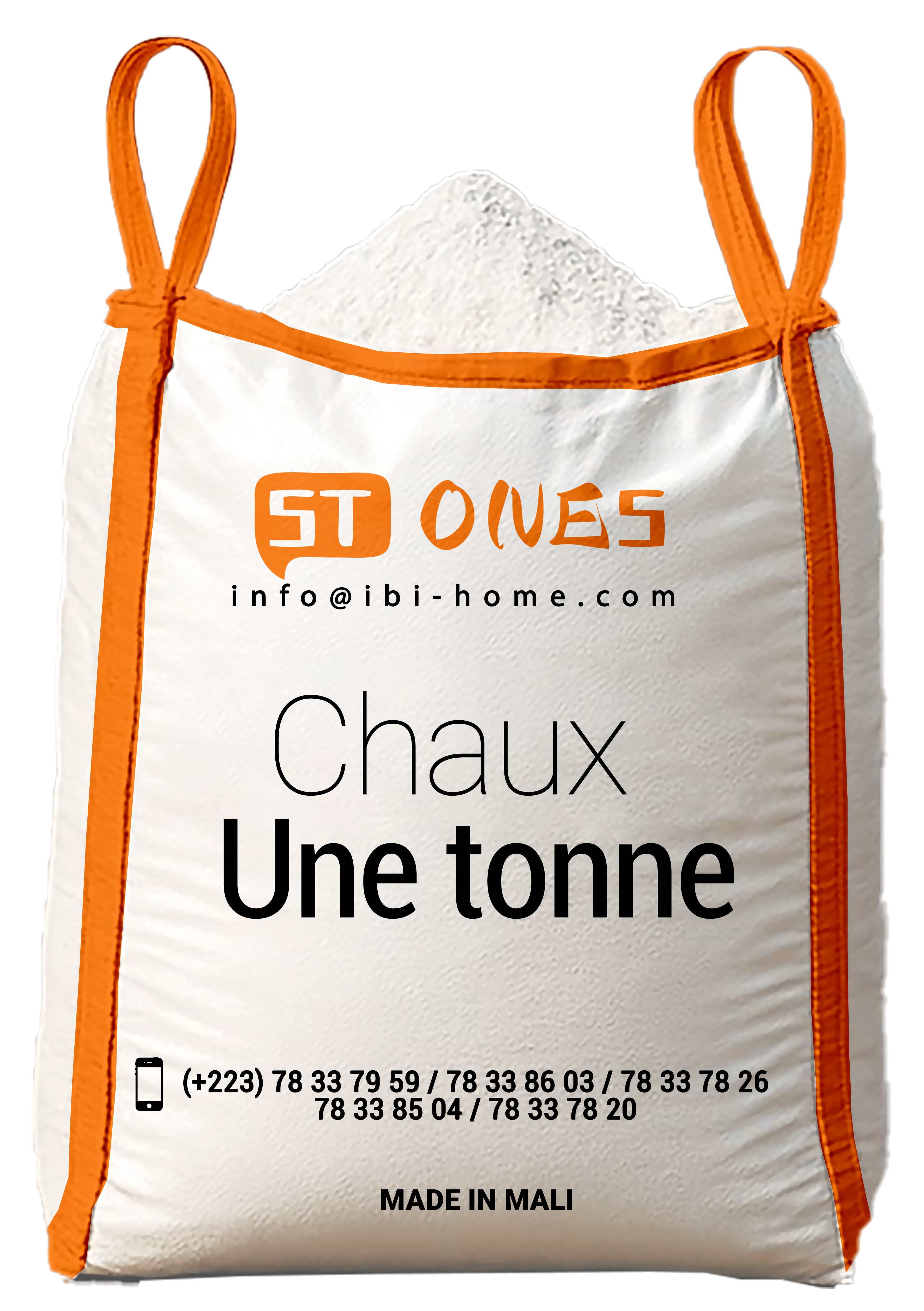 Sac de chaux d'une tonne STONES