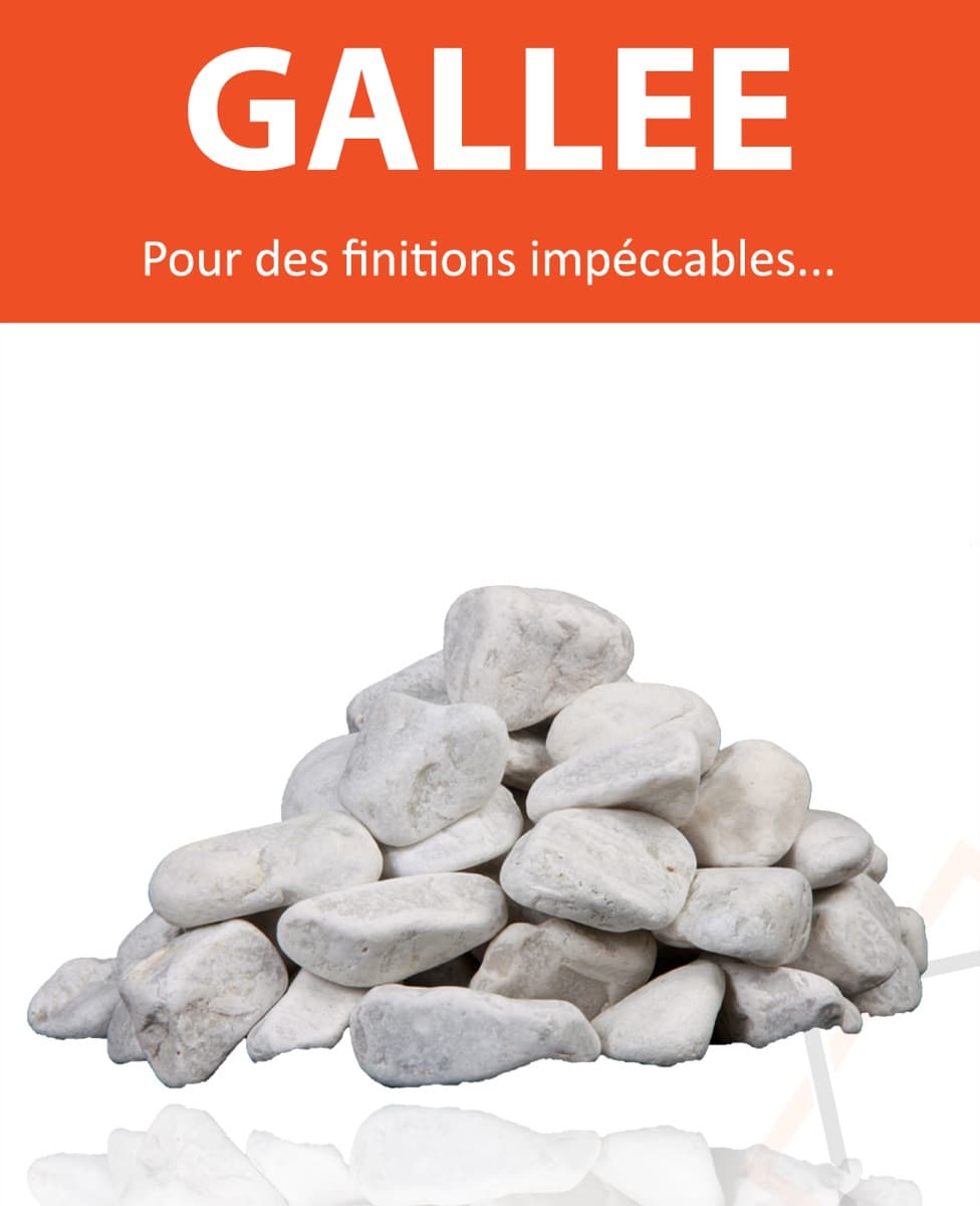 Galets décoratifs blancs STONES