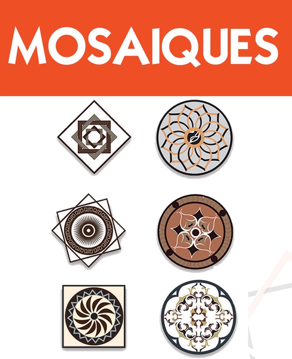Mosaïques décoratives STONES