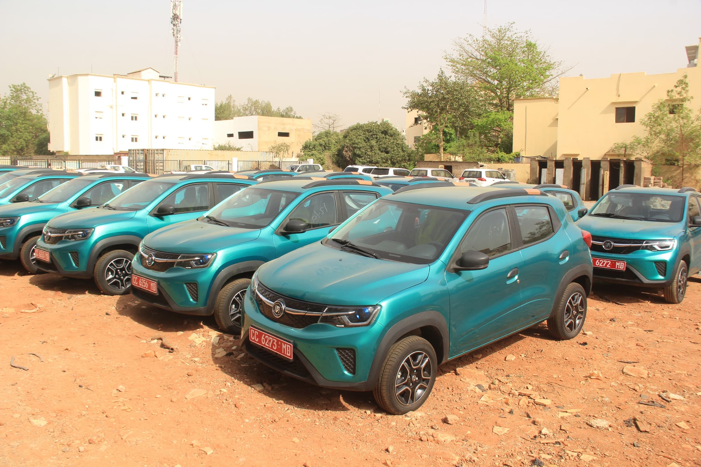 Flotte de véhicules IBI Motors à Bamako